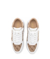 GUESS ENERGY4 Zapatillas Beige / Marrón - Zapatos Mujer - 3