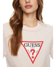 GUESS JEANS SS CN BOXY ICONIC  Camiseta de algodón rubor real - camiseta - 3