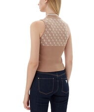 GUESS RN LISE 4G Camiseta sin mangas de cuello alto - camiseta