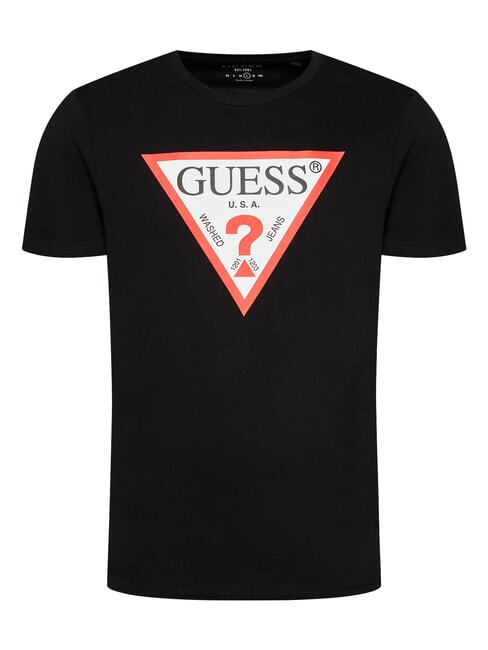 TRI LOGO Camiseta de algodón jetbla - camiseta