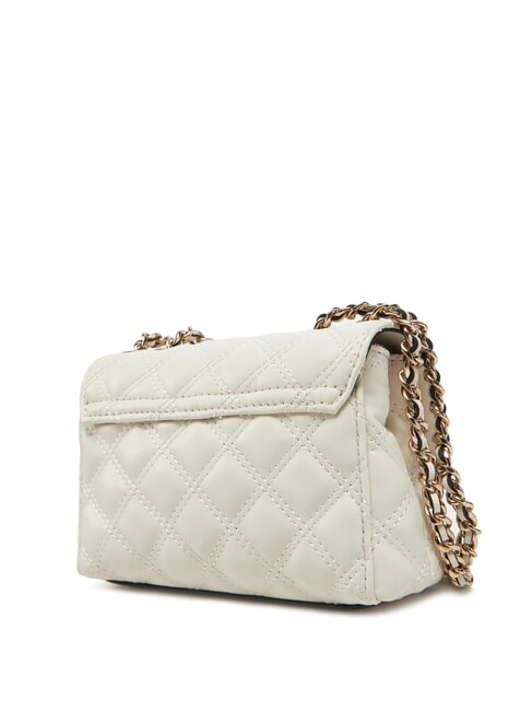 GIULLY Mini bolso acolchado con solapa OFFWHITE - Bolsos Mujer