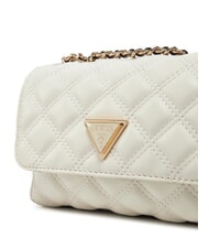 GUESS GIULLY Mini bolso acolchado con solapa OFFWHITE - Bolsos Mujer - 3