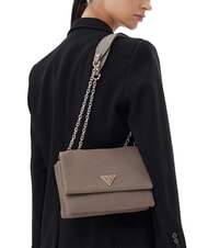 GUESS PHAEDRA Bolso de hombro tejido marr&oacute;n oscuro - Bolsos Mujer - 5