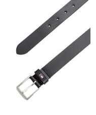 TOMMY HILFIGER TH KIDS Cinturón de cuero espacio azul - Cinturones para niños - 3