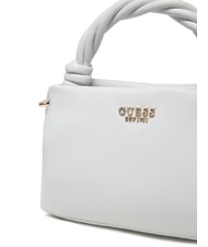 GUESS SANSA Mini bolso de mano, con correa para el hombro blanco - Bolsos Mujer - 3