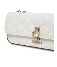GUESS BESSEY Bolso convertible con solapa blanco - Bolsos Mujer - 3