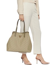 GUESS G WAVE  Bolso de hombro logotipo de Sage - Bolsos Mujer - 6