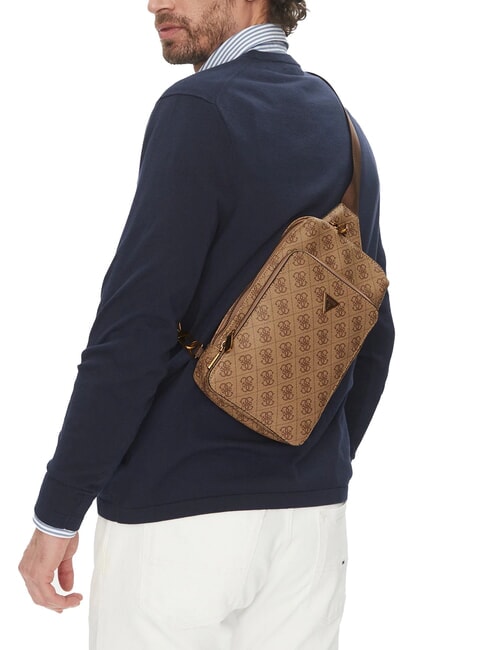 MILANO 4G Bolso maxi beis / marrón - Bandoleras Hombre