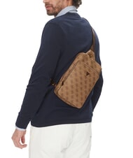 GUESS MILANO 4G Bolso maxi beis / marrón - Bandoleras Hombre - 5