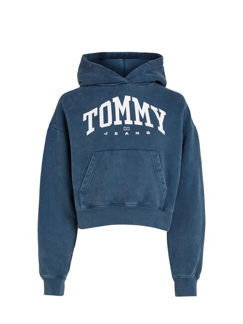 TH JEANS Sudadera con capucha para mujer Marina de noche oscura - Sudaderas de mujer