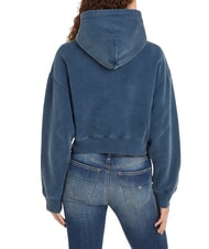 TOMMY HILFIGER TH JEANS Sudadera con capucha para mujer Marina de noche oscura - Sudaderas de mujer - 2