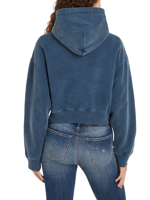 TH JEANS Sudadera con capucha para mujer Marina de noche oscura - Sudaderas de mujer