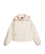 TOMMY HILFIGER TH KIDS Chaqueta de algodón beige clásico - Chaquetas de bebé - 3