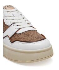 GUESS WINNO II Zapatillas con inserciones del logotipo 4G Beige / Marrón - Zapatos Hombre - 4