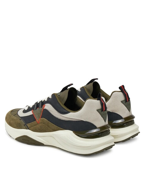 VALENCIA Zapatillas para correr verde negro marfil rey - Zapatos Hombre