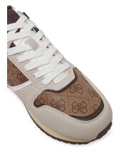 GUESS ISLAND Zapatillas blanco beige - Zapatos Hombre - 4