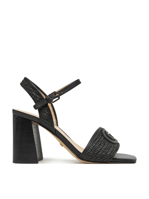 GANIKA Sandalias altas con banda de rafia NEGRO - Zapatos Mujer