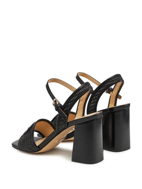 GANIKA Sandalias altas con banda de rafia NEGRO - Zapatos Mujer