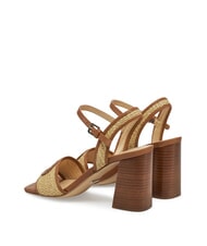 GUESS GANIKA Sandalias altas con banda de rafia natural - Zapatos Mujer - 5