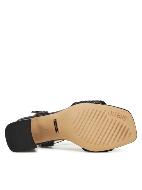 GANIKA Sandalias altas con banda de rafia NEGRO - Zapatos Mujer