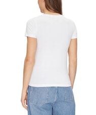 GUESS JEANS FLOWER Camiseta de manga corta de corte entallado purwhite - camiseta - 2