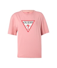 GUESS JEANS ICONIC Camiseta de manga corta de corte relajado ligero rosa - camiseta - 4