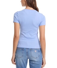 GUESS JEANS EMBRO SLIM Camiseta de manga corta acanalada azul fresco y zen - camiseta - 2
