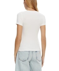 GUESS JEANS EMBRO SLIM Camiseta de manga corta acanalada purwhite - camiseta - 2