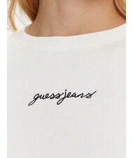 GUESS JEANS EMBRO SLIM Camiseta de manga corta acanalada purwhite - camiseta - 3