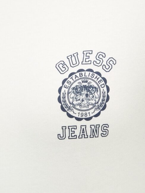 LOGO STAMP Camiseta de manga corta de corte entallado brezo blanco puro - camiseta