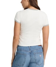 GUESS JEANS LOGO STAMP Camiseta de manga corta de corte entallado - camiseta