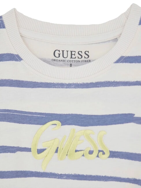 KIDS Camiseta de manga corta a rayas fantasía azul grisácea - Camiseta niño