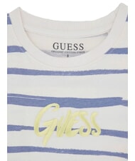 GUESS KIDS Camiseta de manga corta a rayas fantasía azul grisácea - Camiseta niño - 3