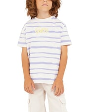 GUESS KIDS Camiseta de manga corta a rayas fantasía azul grisácea - Camiseta niño - 4