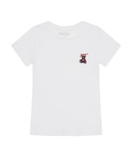 GUESS KIDS Camiseta de manga corta con osito de peluche purwhite - Camiseta ni&ntilde;o - 4