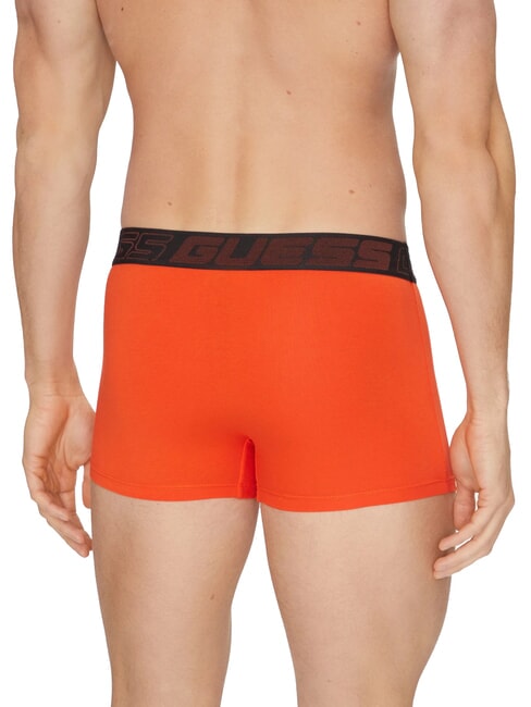 JOE 3 Boxers Multicolor lava negra naranja - Calzoncillos de hombre