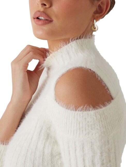 FUZZY TAKARA Suéter de cuello alto con corte dovwhi - Suéteres de mujer