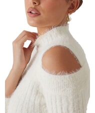 GUESS FUZZY TAKARA Suéter de cuello alto con corte dovwhi - Suéteres de mujer - 3