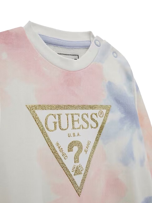 KIDS ACTIVE Conjunto de sudadera y leggings para niña acuarela de flores aop - Peleles y conjuntos para bebé