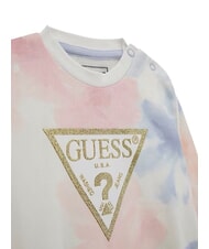 GUESS KIDS ACTIVE Conjunto de sudadera y leggings para niña acuarela de flores aop - Peleles y conjuntos para bebé - 3