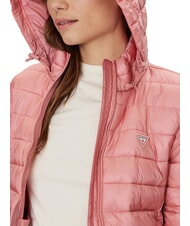 GUESS JEANS PACKABLE Chaqueta ligera de plumas con capucha ligero rosa - Chaquetas de plumas de mujer - 4
