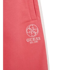 GUESS KIDS ACTIVE Pantalón de chándal jogger con rayas laterales rosa jugoso - Chándales para niños - 4