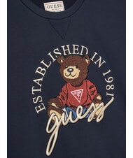 GUESS KIDS ACTIVE Sudadera de cuello redondo con osito de peluche smartblue - Sudadera Beb&eacute; - 3
