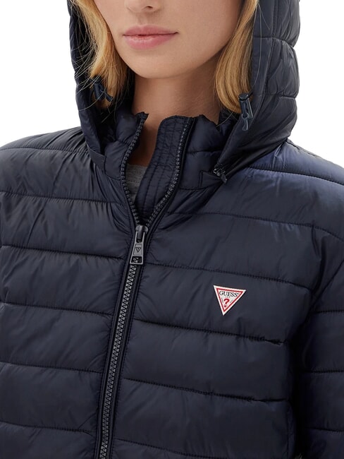 PACKABLE Chaqueta ligera de plumas con capucha océano atrevido - Chaquetas de plumas de mujer