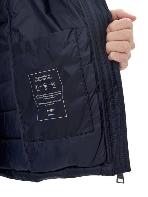 PACKABLE Chaqueta ligera de plumas con capucha océano atrevido - Chaquetas de plumas de mujer