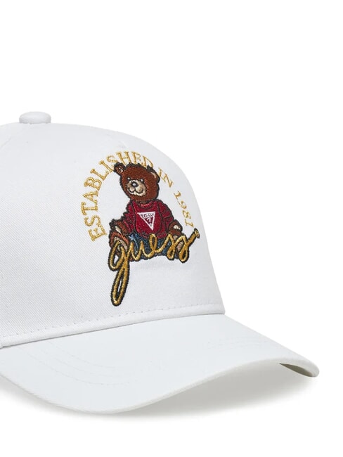 KIDS Gorra de béisbol con bordado de osito de peluche purwhite - gorro bebe