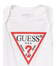 GUESS KIDS Body de manga corta para bebé purwhite - Peleles y conjuntos para bebé - 3