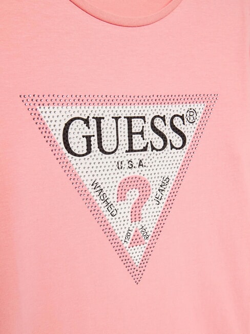 KIDS Camiseta de manga larga con pedrer&iacute;a dulce rosa - Camiseta ni&ntilde;o