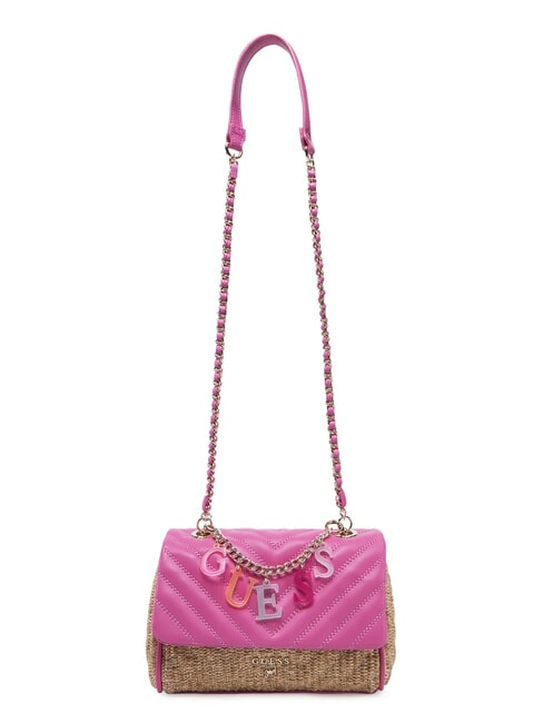 GIRL Mini bolso con charm de logo explosión rosa - Bolsos Mujer