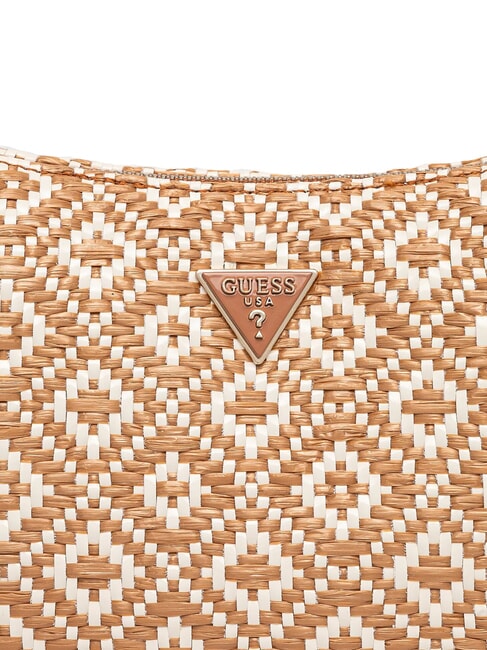 RIANEE Mini bolso hobo tejido COGNAC - Bolsos Mujer